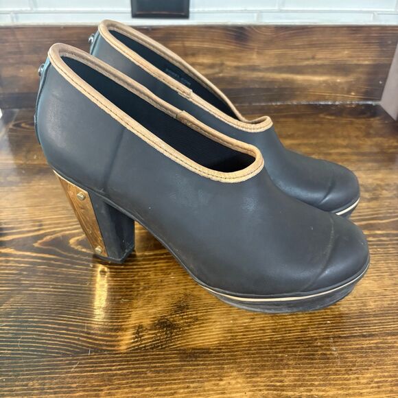 Sorel Black Medina II Heels Size 8 - Picture 1 of 11